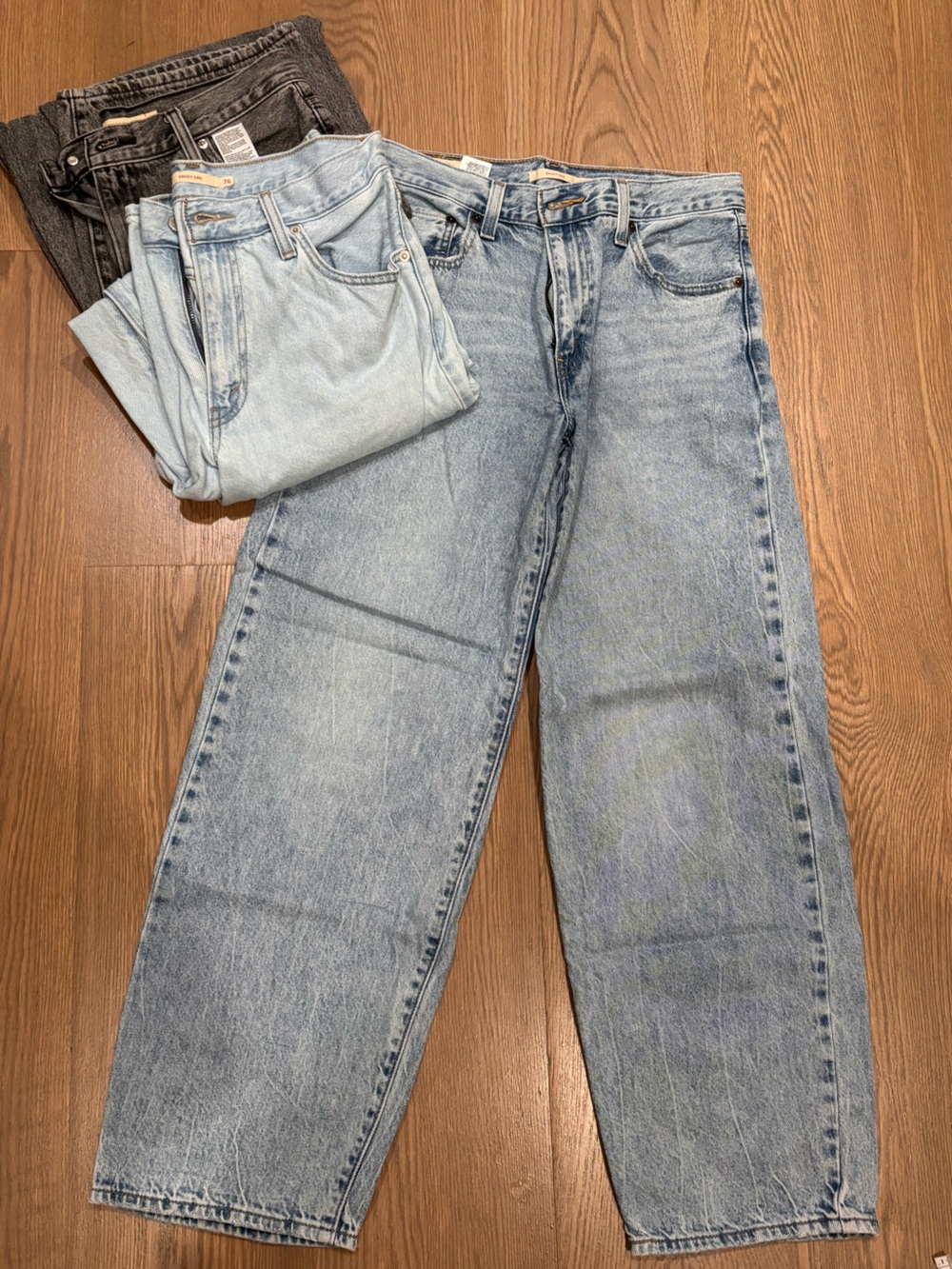 Levi’s baggy dad jeans size 26 bundle of 3 washes